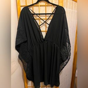 Xhilaration Cover Up Black Size XL